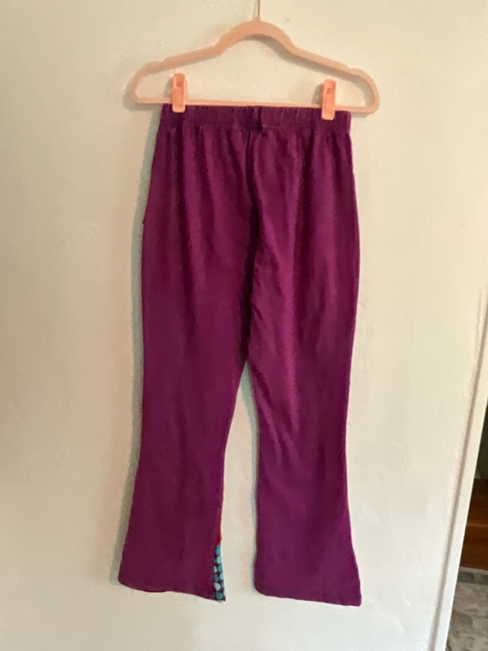 Rising International Patchwork Boho Flare Pants S… - image 2